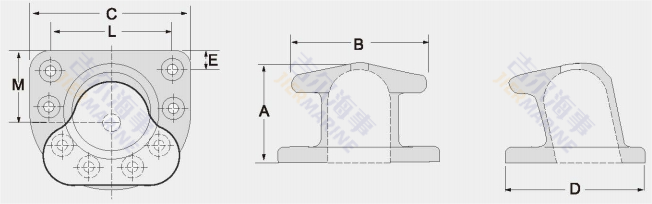 desain model tee head bollard