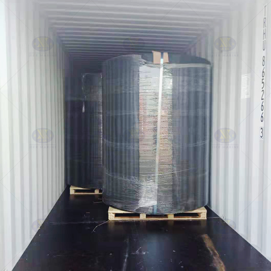 Jier Marine Cylindrical Fender siap untuk pemasangan (2)