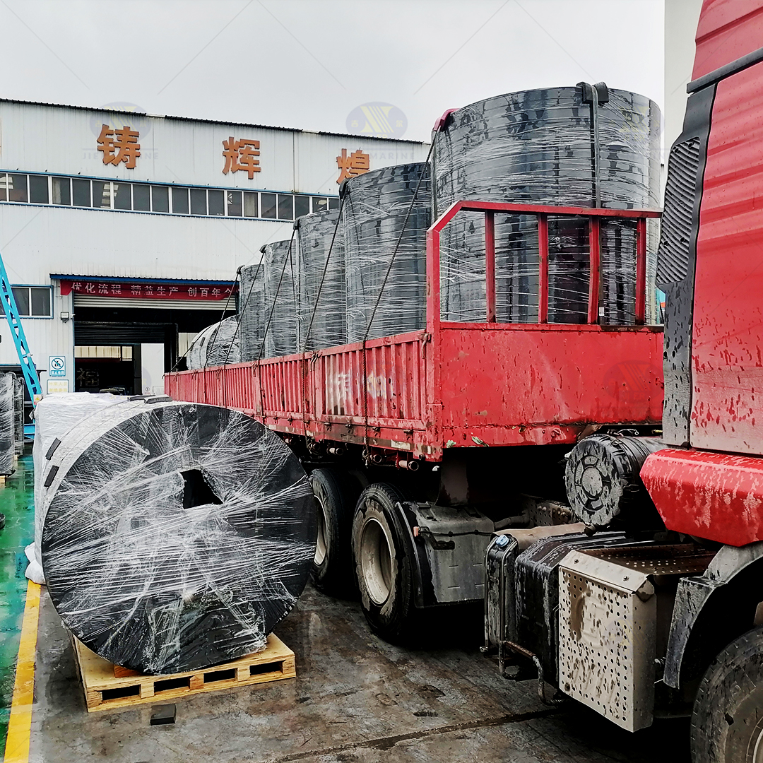 Jier Marine Cylindrical Fender siap untuk pemasangan (3)