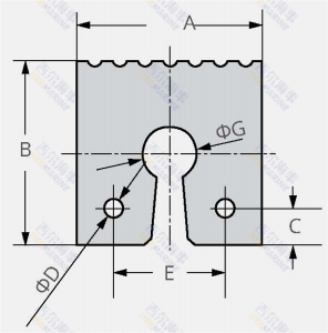 Desain Model Fender Keyhole